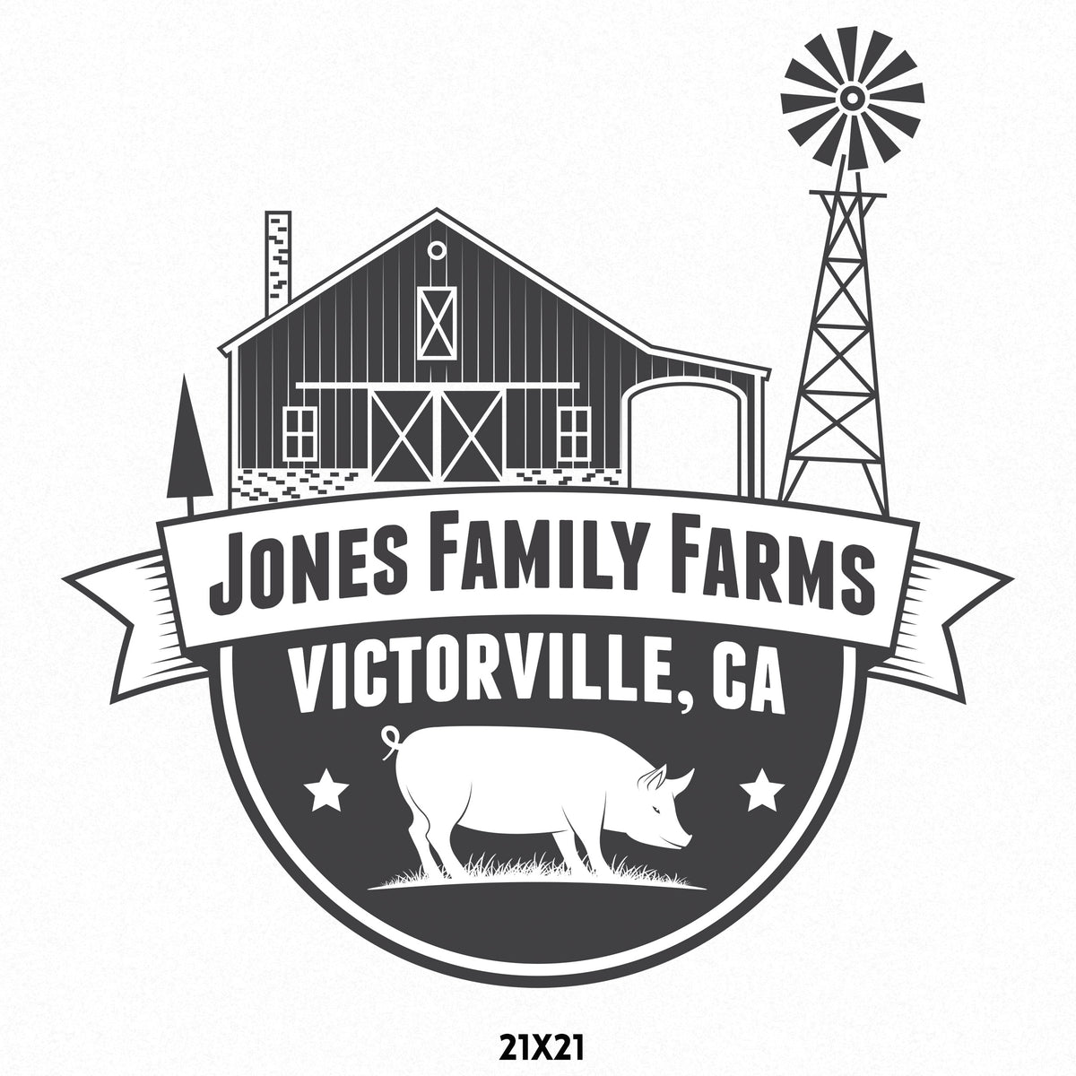 Farm Company Name Truck Decal (USDOT), 2 Pack – US Decals