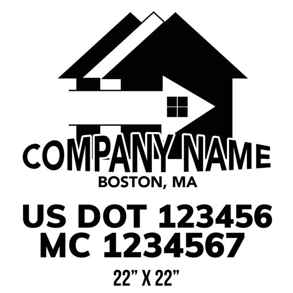 company name moving house arrow