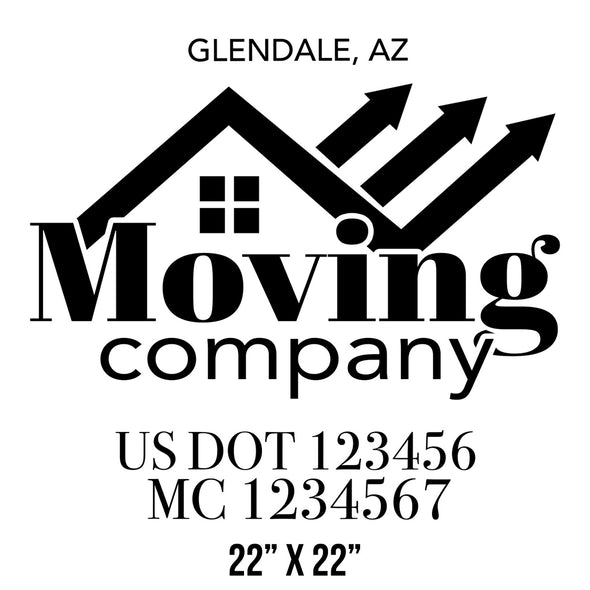 company name moving roof and US DOT