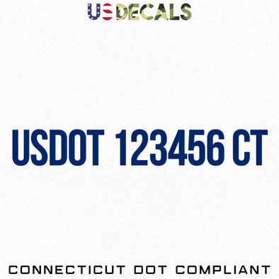 usdot decal Connecticut ct
