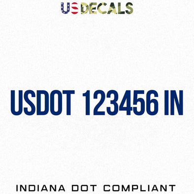 usdot decal indiana in