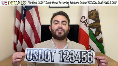 usdot number decal
