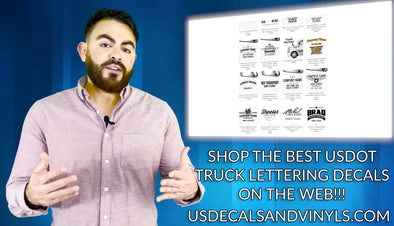 How To Place An Order For Your USDOT Number Decal Sticker Trucking Company