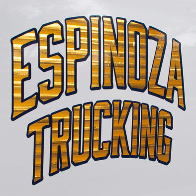 metallic gold truck decals