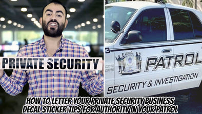 private security patrol lettering tips for vehicles