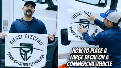 How To Install Large Truck Door Decal Signs On Your Commercial Truck