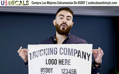 usdot trucking decal logo sticker