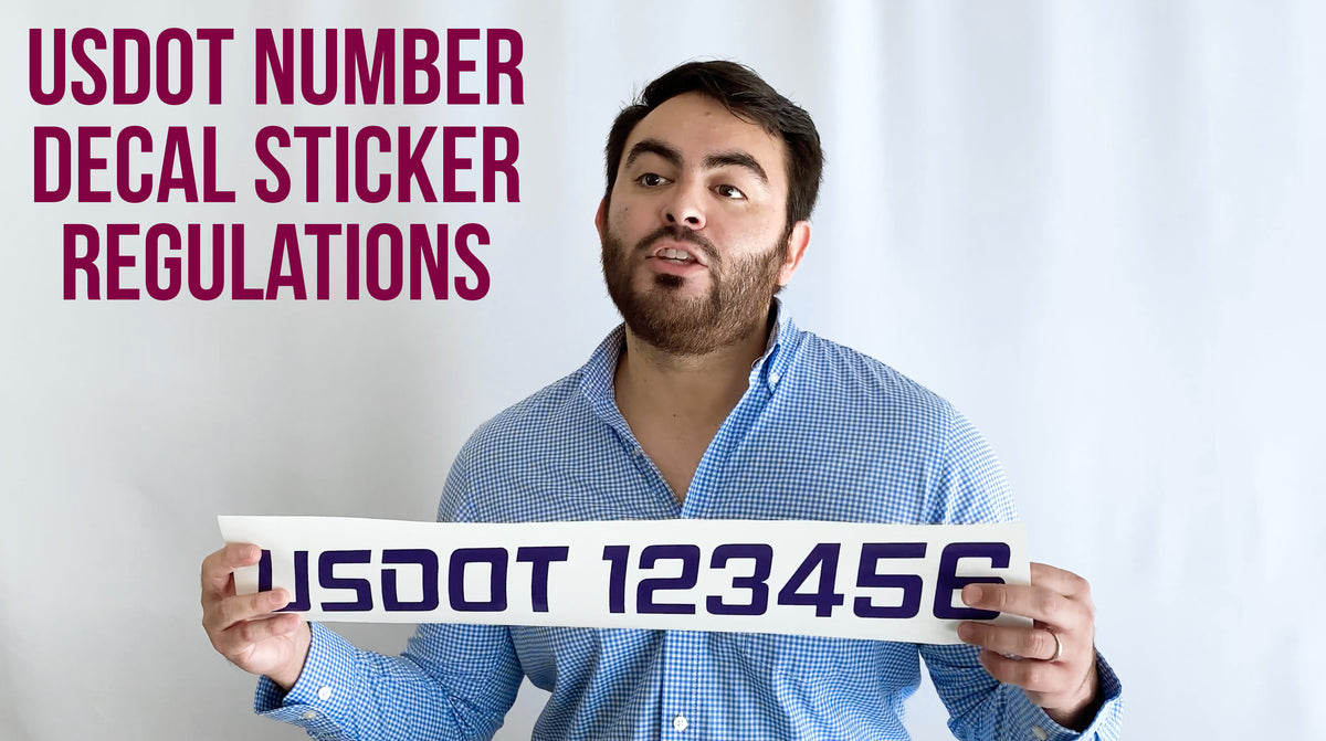 USDOT Numero Regulaciones (Español) | USDOT Number Sticker Regulations ...