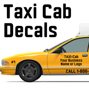 taxi cab decals