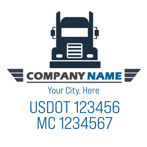 trucking usdot decal stickers