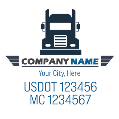 trucking usdot decal stickers
