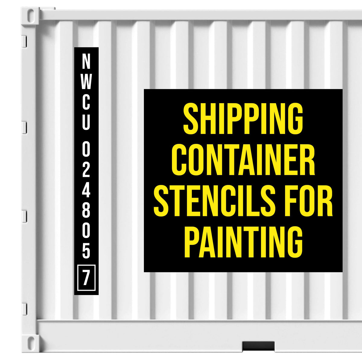 Shipping Container Stencils For Painting – US Decals