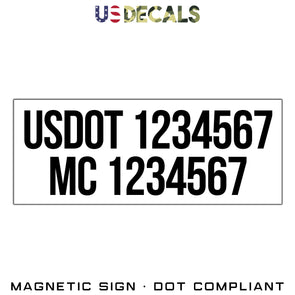 usdot magnetic signs