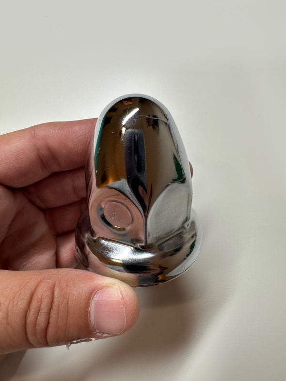 Style 3 | Semi-Truck or Commercial Vehicle 33MM Chrome Flange Lug Nut Cover