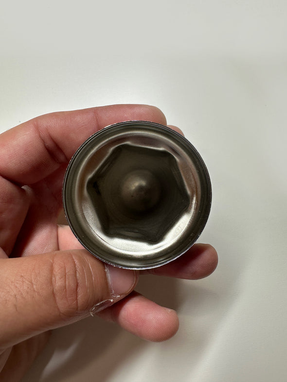 Style 3 | Semi-Truck or Commercial Vehicle 33MM Chrome Flange Lug Nut Cover