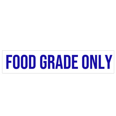 Food Grade Only Decal Sticker For Tankers