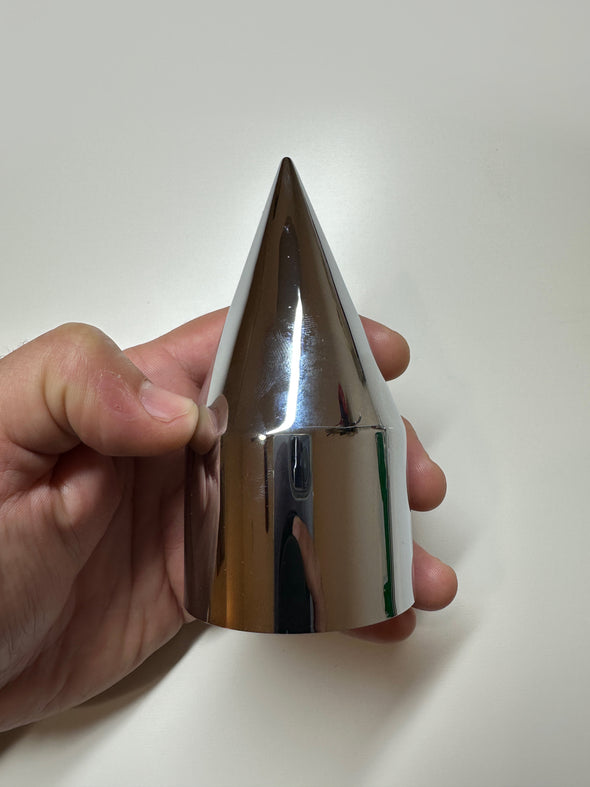 Style 8 | Semi-Truck or Commercial Vehicle 33MM Chrome Flange Lug Nut Cover