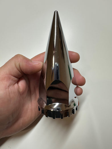 Style 9 | Semi-Truck or Commercial Vehicle 33MM Chrome Flange Lug Nut Cover