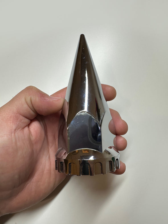 Style 9 | Semi-Truck or Commercial Vehicle 33MM Chrome Flange Lug Nut Cover
