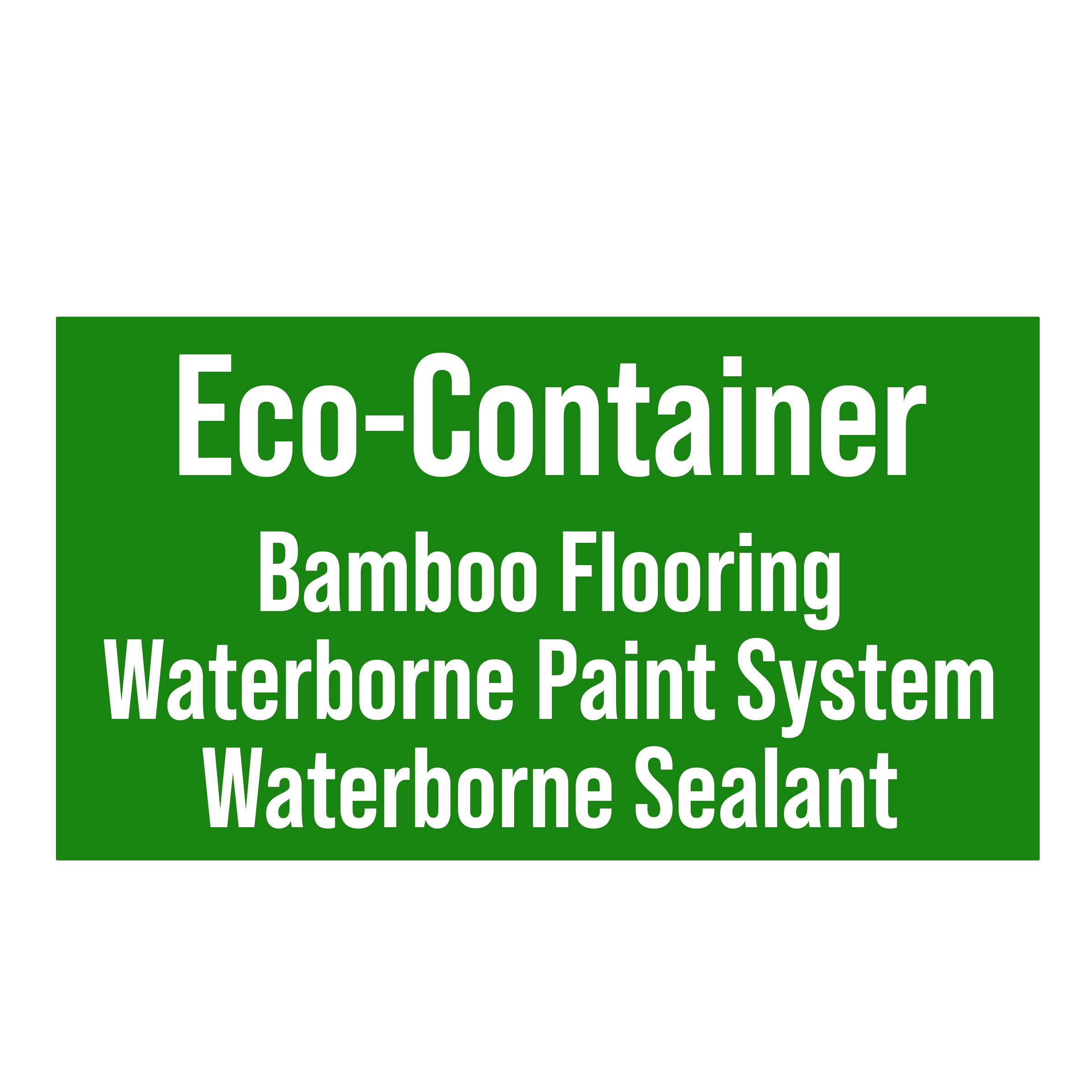 Eco-Container Decal Sticker Sign For Shipping Container Trailers – US ...