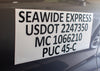 usdot truck door magnetic sign magnet