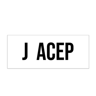 J ACEP Decal Sticker Sign For Shipping Container Trailers