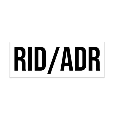 ISO Tank RID/ADR Decal Sticker Label Sign