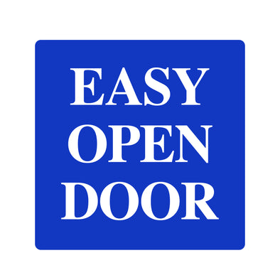 Easy Open Door Decal Sticker Sign For Shipping Container Trailers