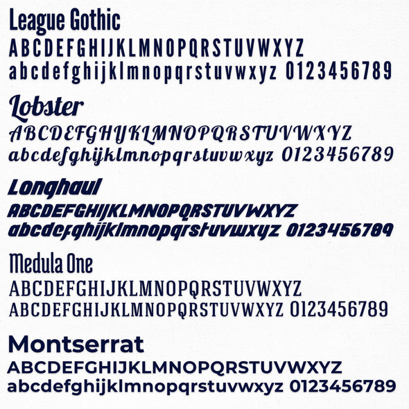 Metallic Truck Door Decal Sticker Lettering (Speciality Colors) 2-Pack