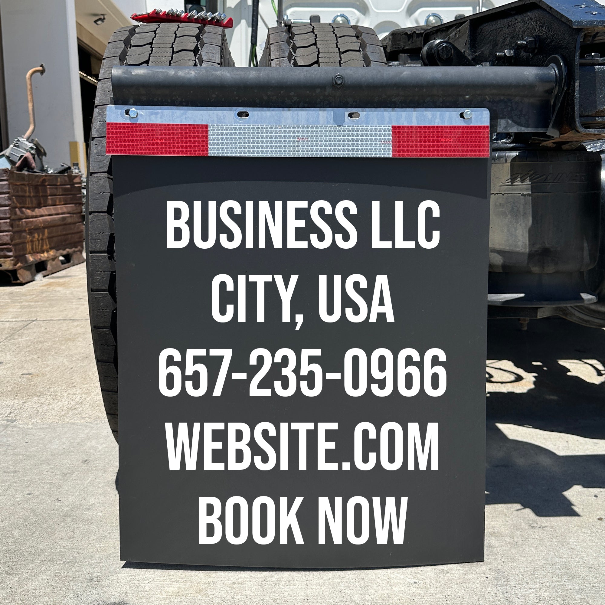 Custom Semi-Truck Mud Flaps | Add Your Own Text Or Logo | 5