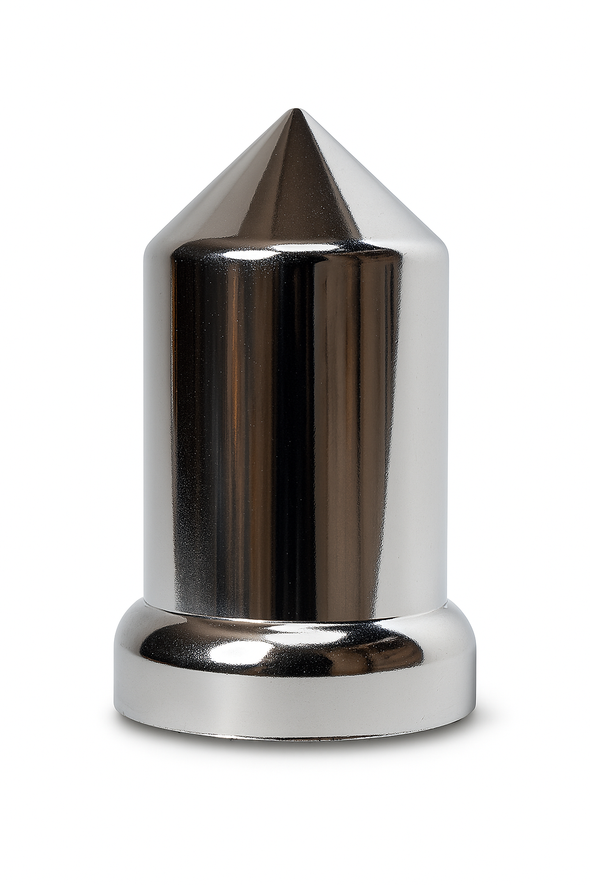 Style 7 | Semi-Truck or Commercial Vehicle 33MM Chrome Flange Lug Nut Cover