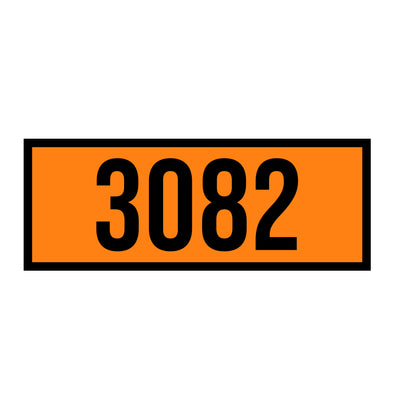 UN Number Decal Sticker Sign For Shipping Container Trailers