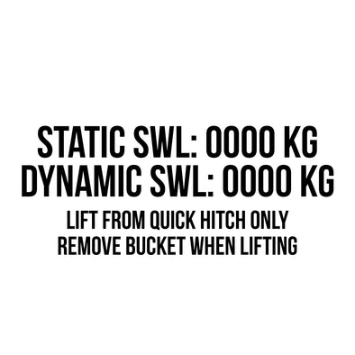 SWL Static Dynamic Decal Sticker Sign