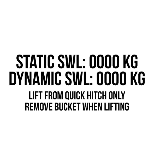 SWL Static Dynamic Decal Sticker Sign