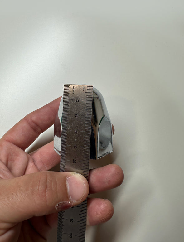 Style 2 | Semi-Truck or Commercial Vehicle 33MM Chrome Flange Lug Nut Cover