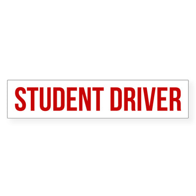 Student Driver Magnetic Sign