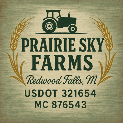 Farm, Farming or Family Farm Custom Truck Door Decal Sticker Signs, 2-Pack