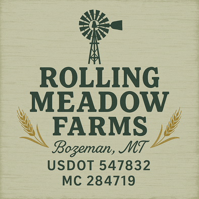 Farm, Farming or Family Farm Custom Truck Door Decal Sticker Signs, 2-Pack