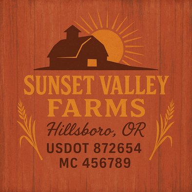 Farm, Farming or Family Farm Custom Truck Door Decal Sticker Signs, 2-Pack