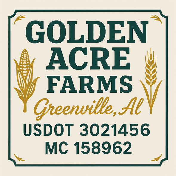 Farm, Farming or Family Farm Custom Truck Door Decal Sticker Signs, 2-Pack