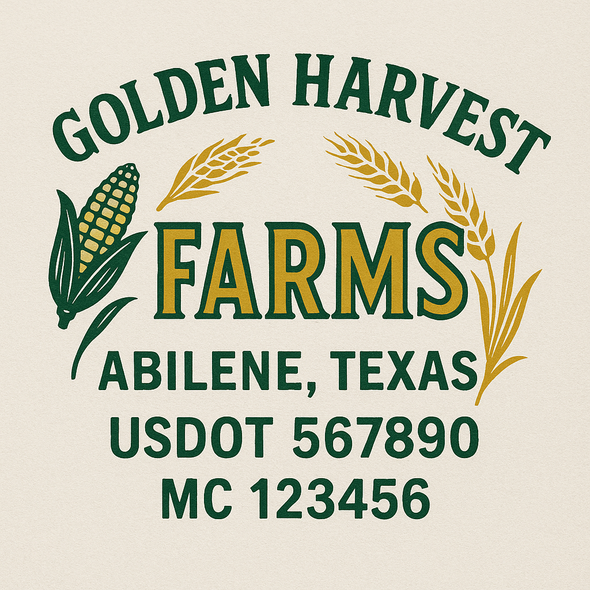 Farm, Farming or Family Farm Custom Truck Door Decal Sticker Signs, 2-Pack
