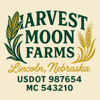 Farm, Farming or Family Farm Custom Truck Door Decal Sticker Signs, 2-Pack