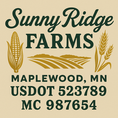 Farm, Farming or Family Farm Custom Truck Door Decal Sticker Signs, 2-Pack