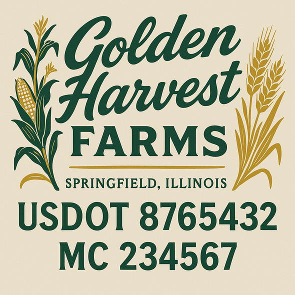 Farm, Farming or Family Farm Custom Truck Door Decal Sticker Signs, 2-Pack