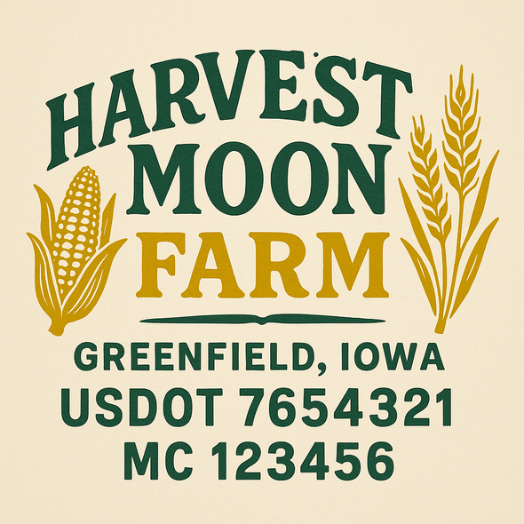 Farm, Farming or Family Farm Custom Truck Door Decal Sticker Signs, 2-Pack