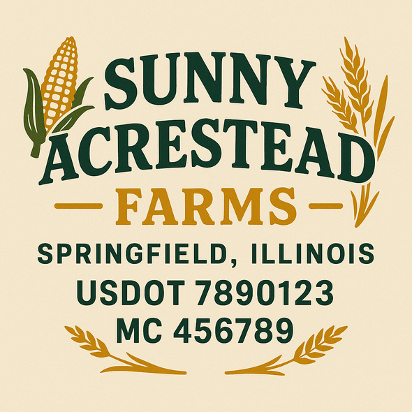 Farm, Farming or Family Farm Custom Truck Door Decal Sticker Signs, 2-Pack