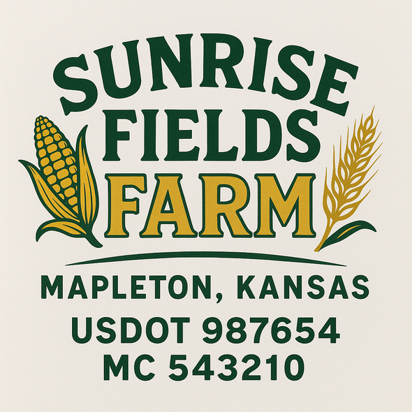 Farm, Farming or Family Farm Custom Truck Door Decal Sticker Signs, 2-Pack