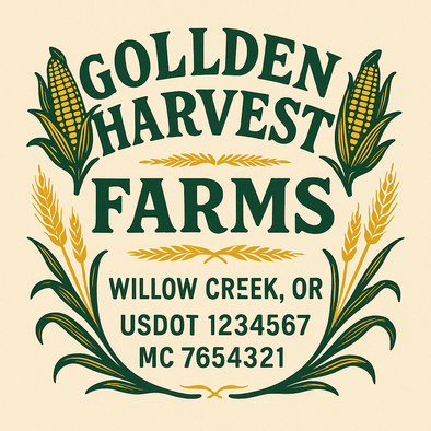Farm, Farming or Family Farm Custom Truck Door Decal Sticker Signs, 2-Pack