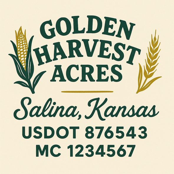 Farm, Farming or Family Farm Custom Truck Door Decal Sticker Signs, 2-Pack