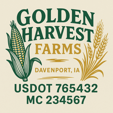 Farm, Farming or Family Farm Custom Truck Door Decal Sticker Signs, 2-Pack